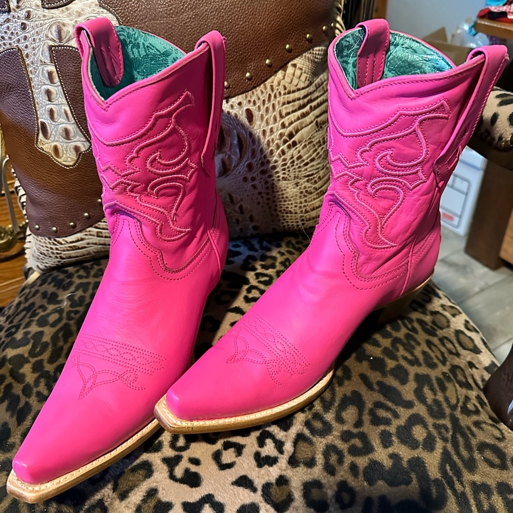 Pink Boots